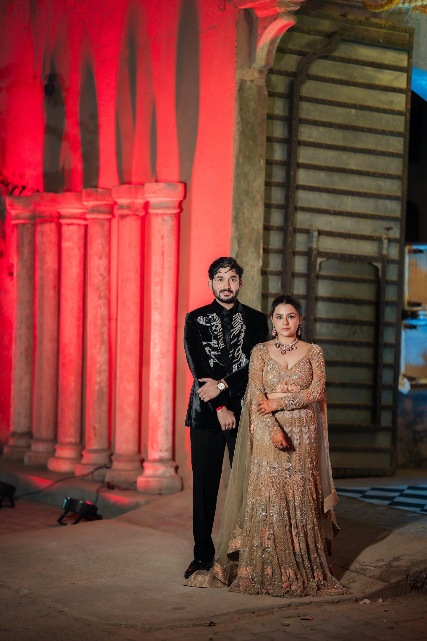 Sagarika – The Ocean Inspired Golden Lehenga