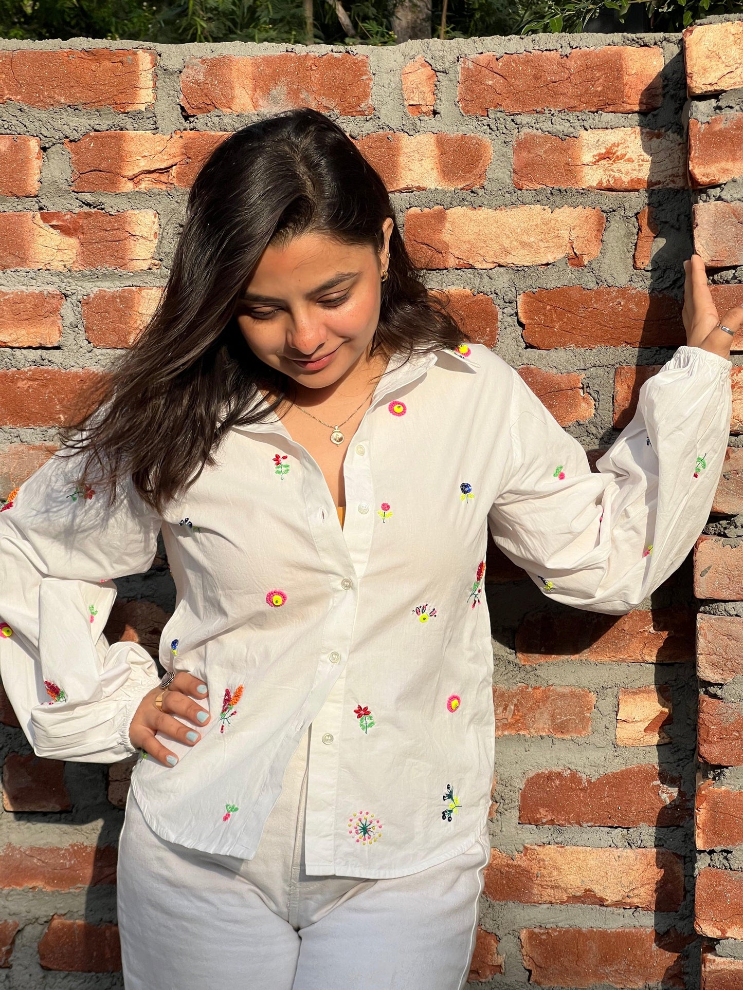 White called shirt