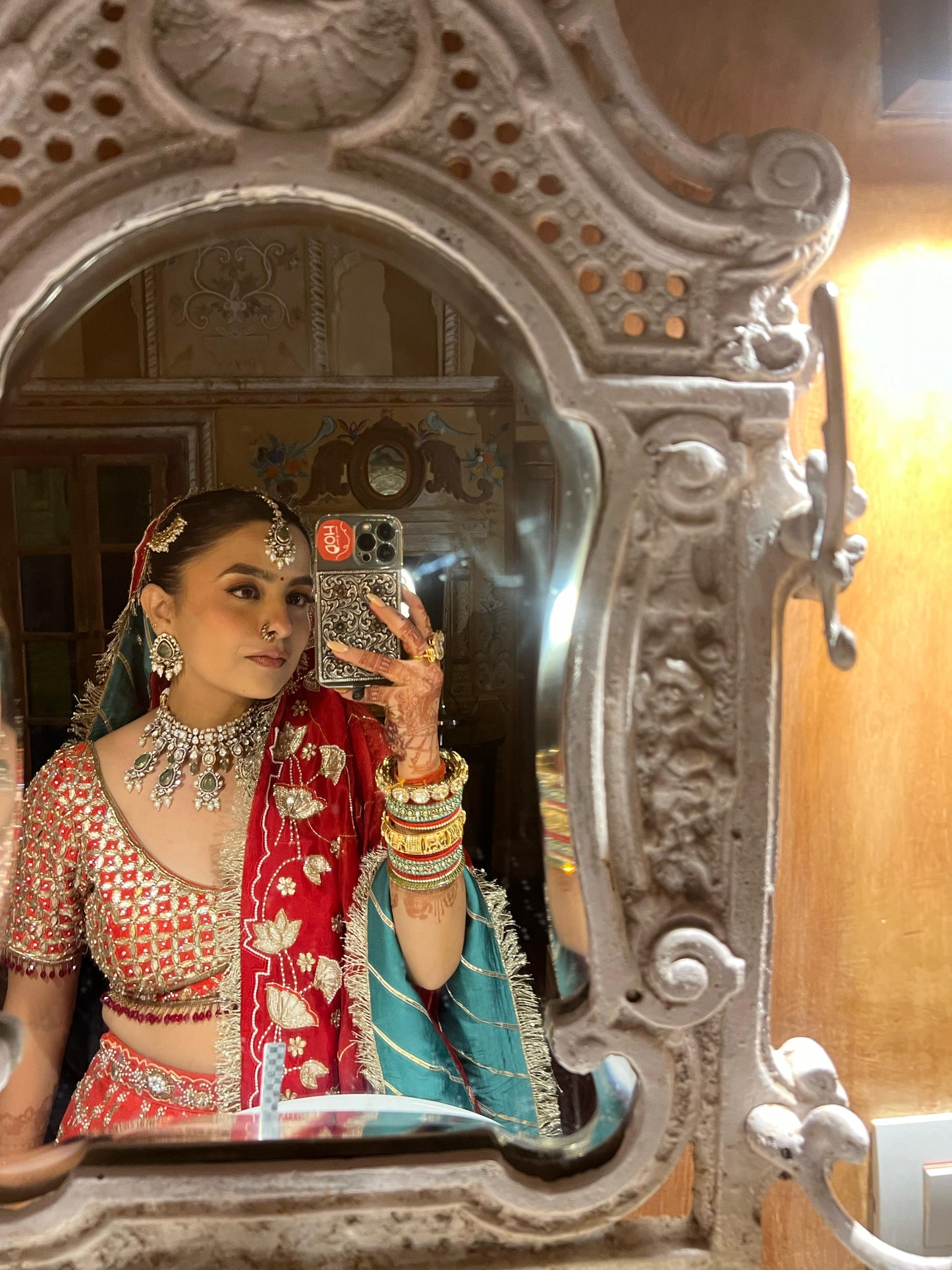 Laalima - Red Bridal Lehenga