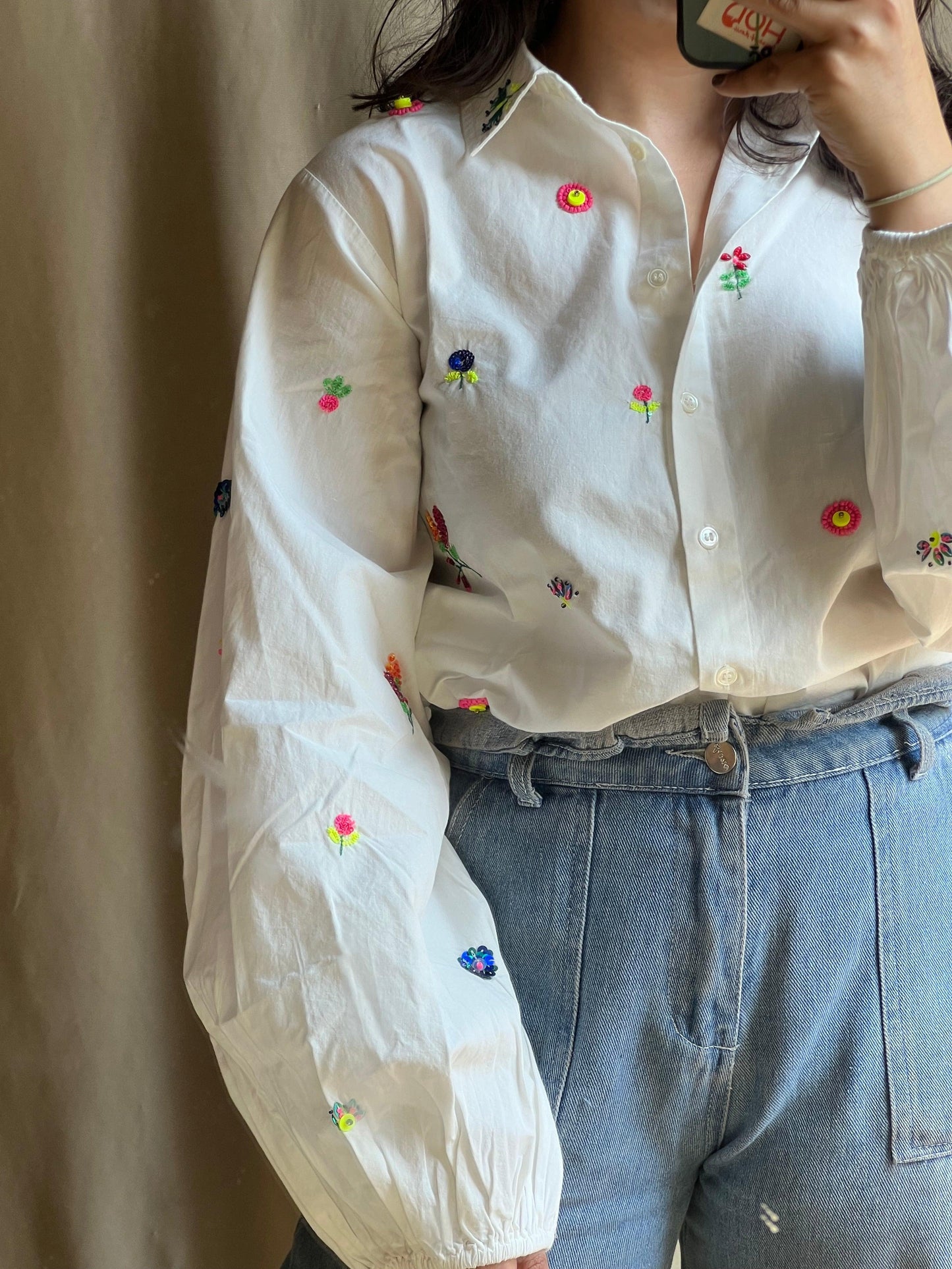 White called shirt