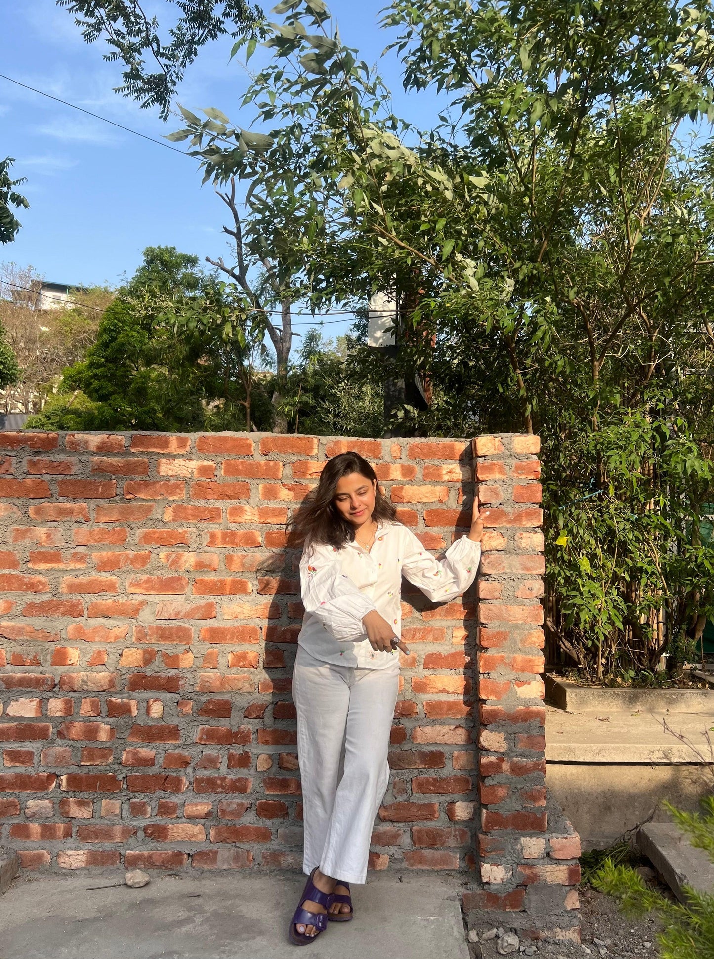 White called shirt