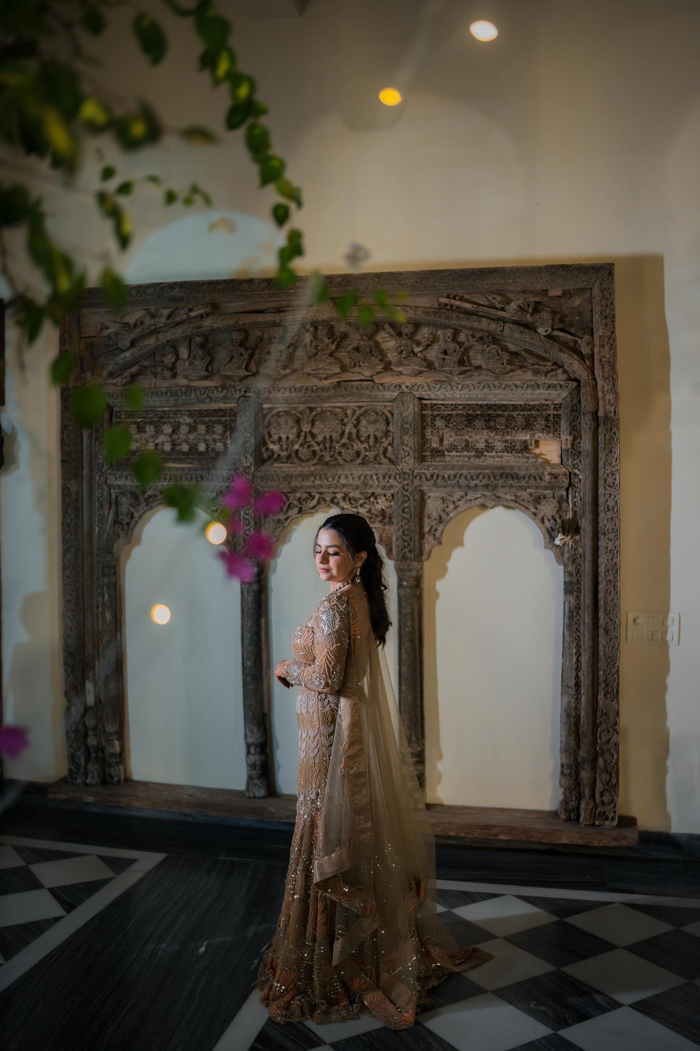 Sagarika – The Ocean Inspired Golden Lehenga