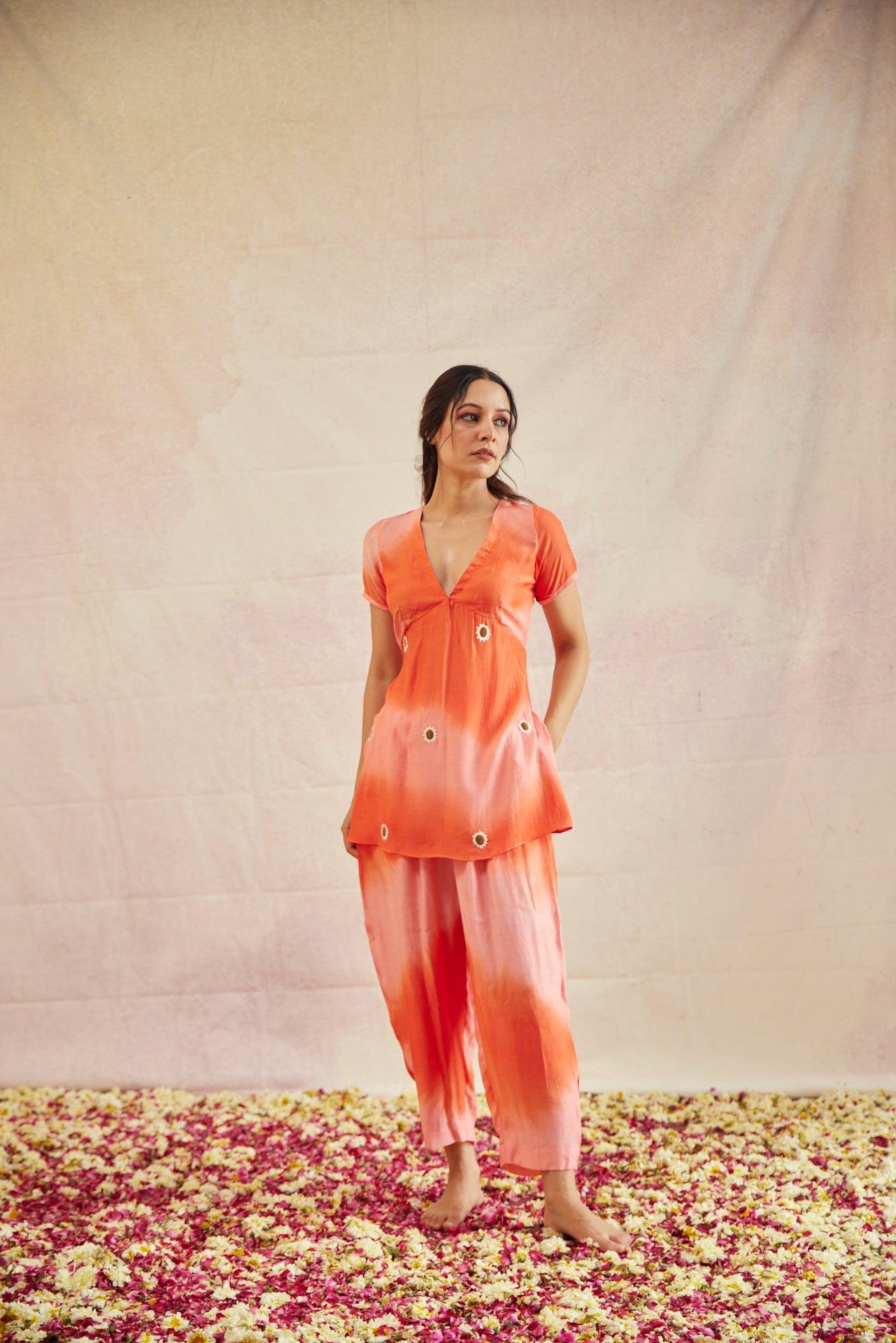 Peach Daisy Set