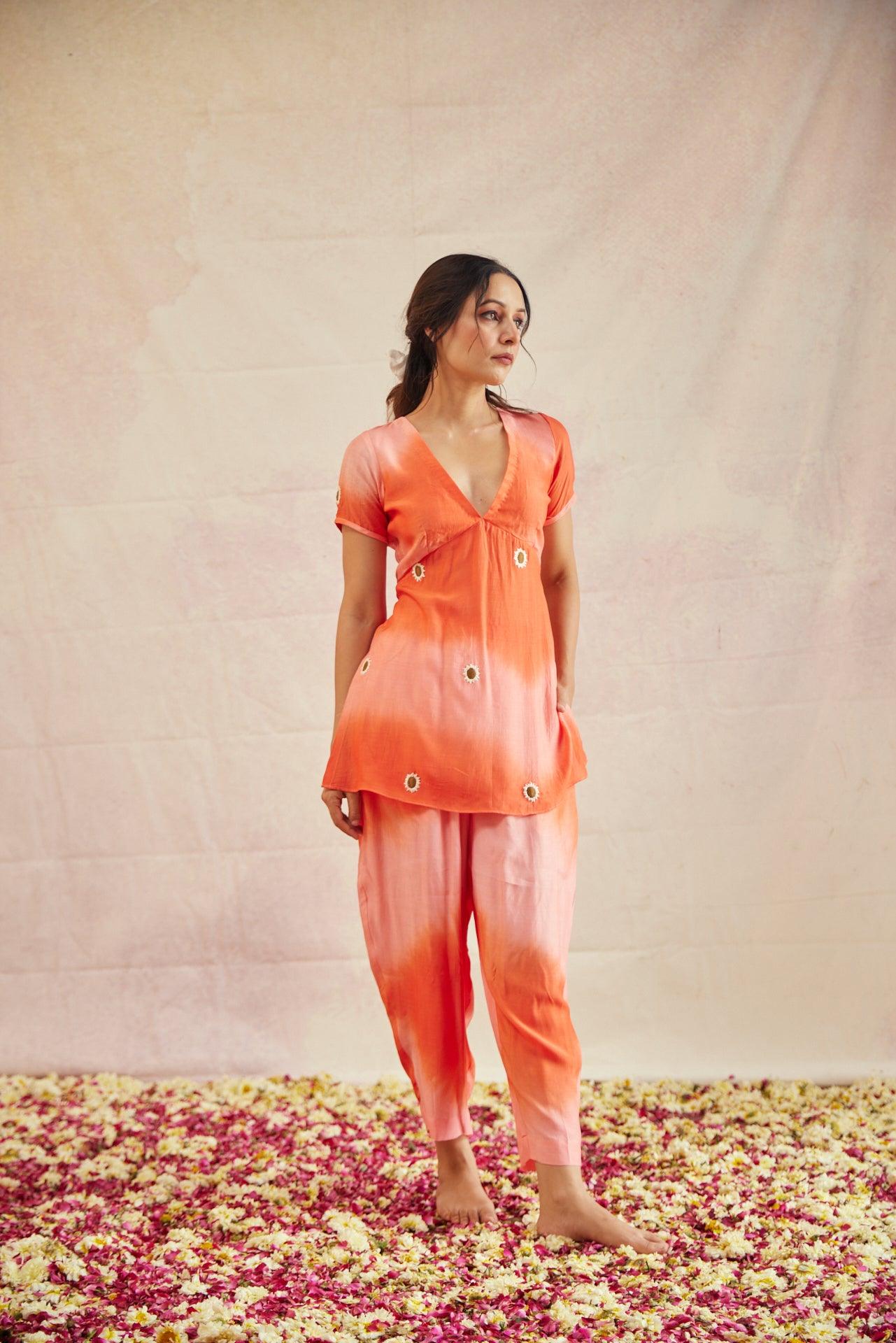 Peach Daisy Set
