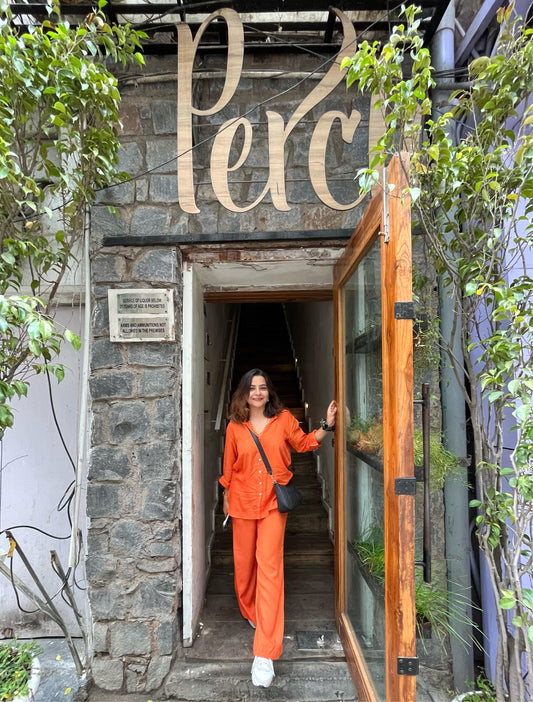 Orange spritz coord set