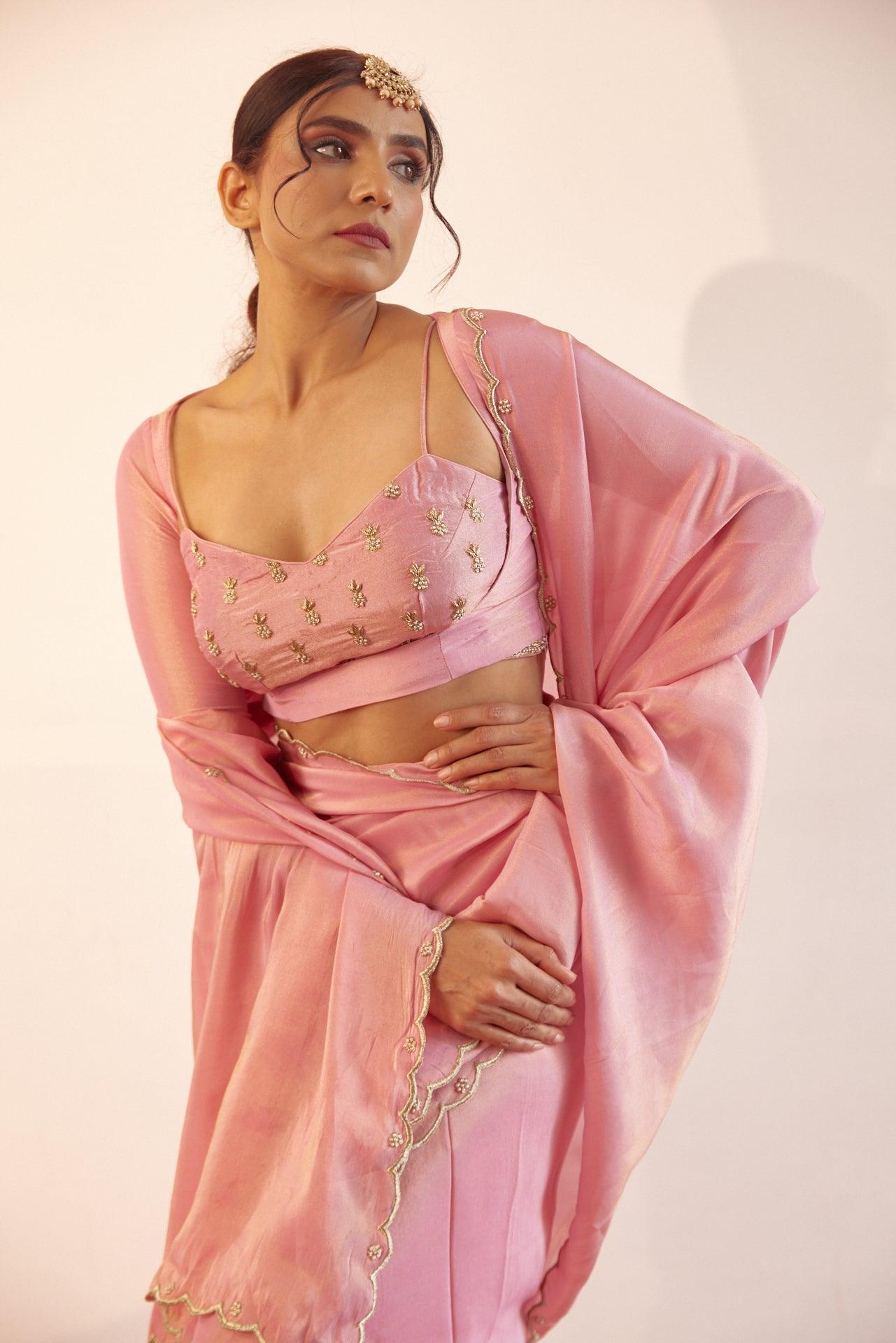 Pineapple Fig Saree
