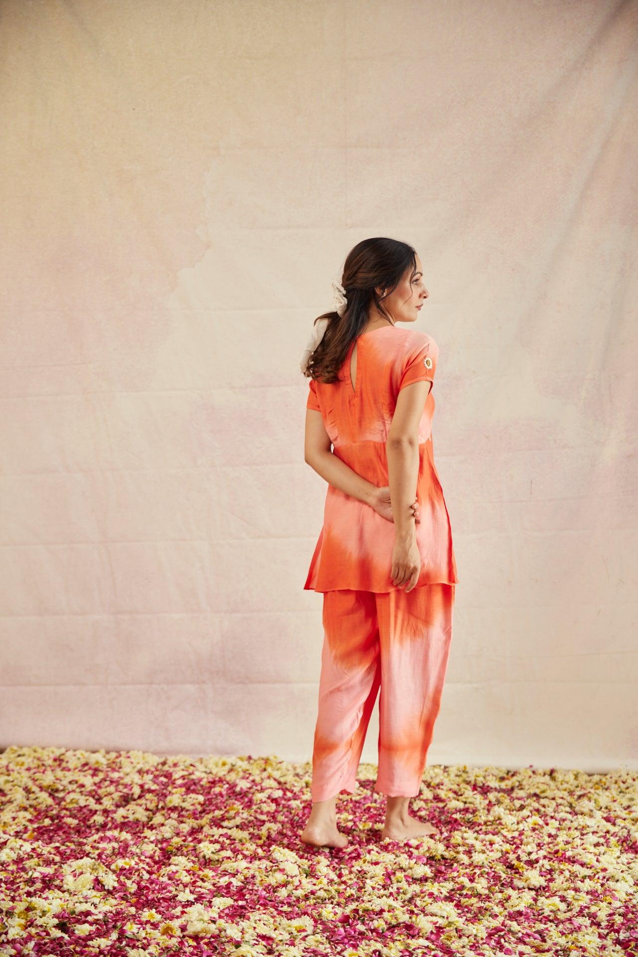 Peach Daisy Set