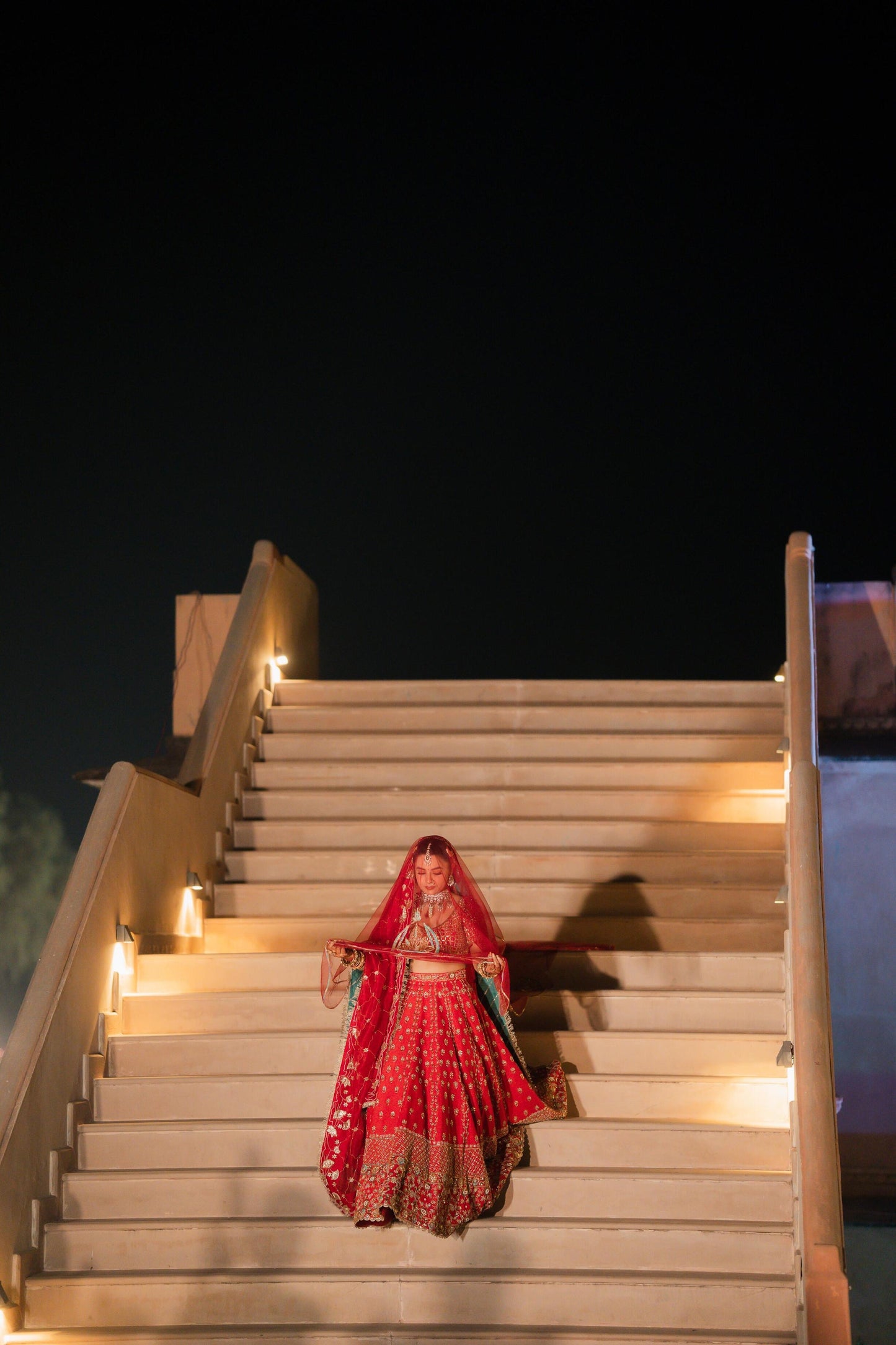 Laalima - Red Bridal Lehenga